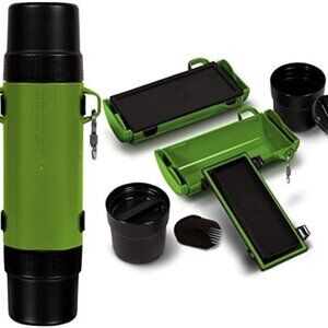 GreenTraveler Complete Portable Food Container Set + Insulated Carry Bag – New